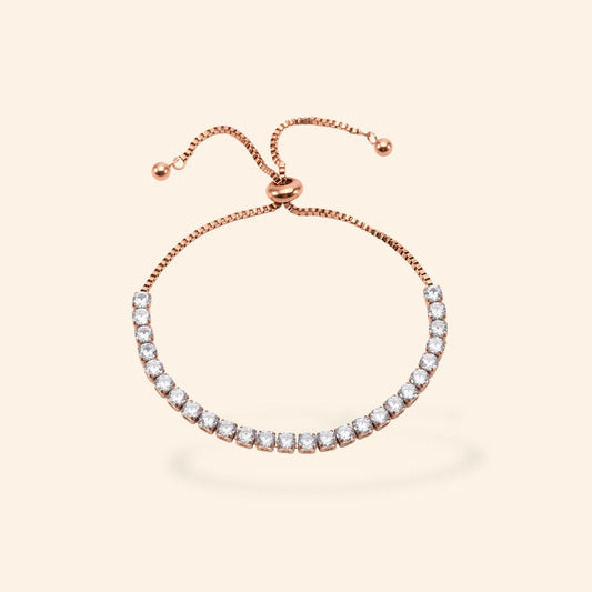Rosegold Shira Tennisarmband