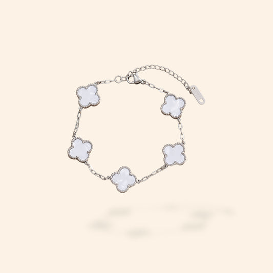 White Lunaya Armband